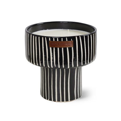 Bougie coupe zébré Côté bougie