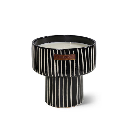 Bougie coupe zébré Côté bougie