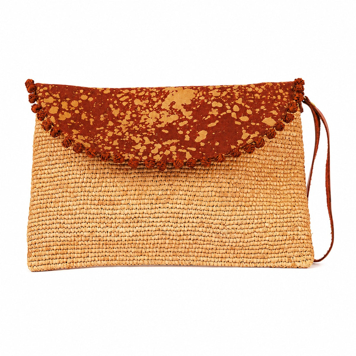 Sac pochette raphia Batika - Artisanat Madagascar