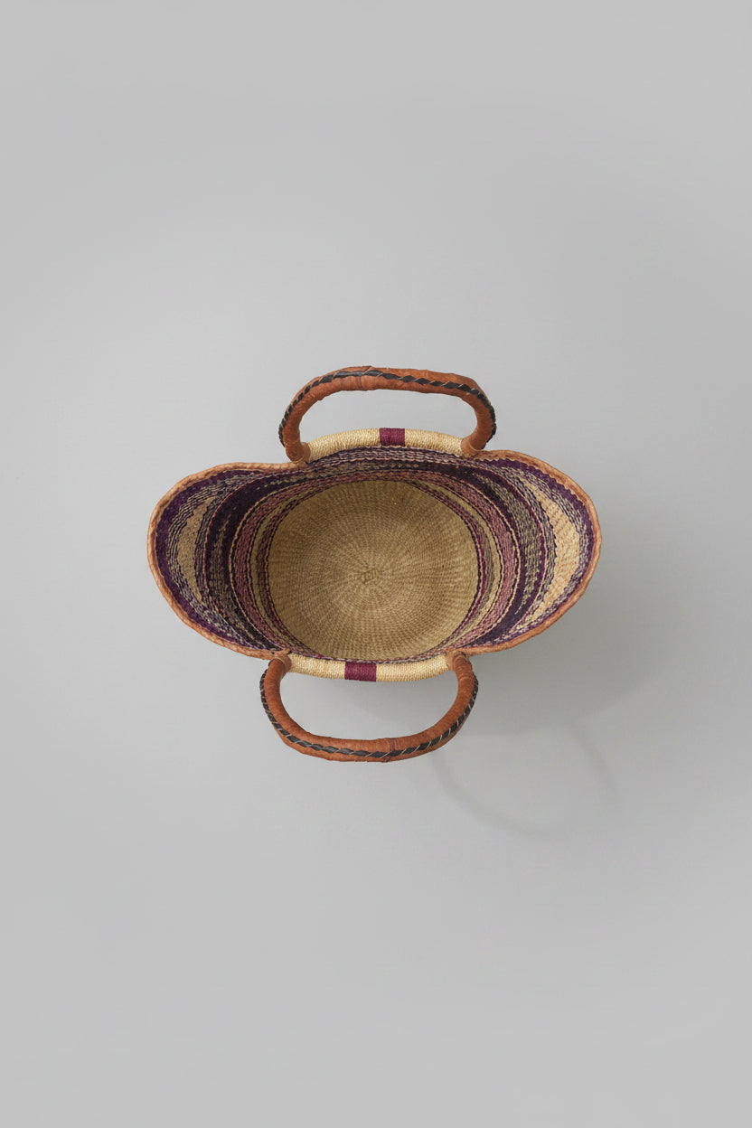 Cesta Rafia - Artesanía de Ghana