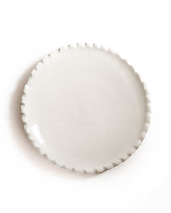 Assiette céramique crantée - Artisanat Maroc