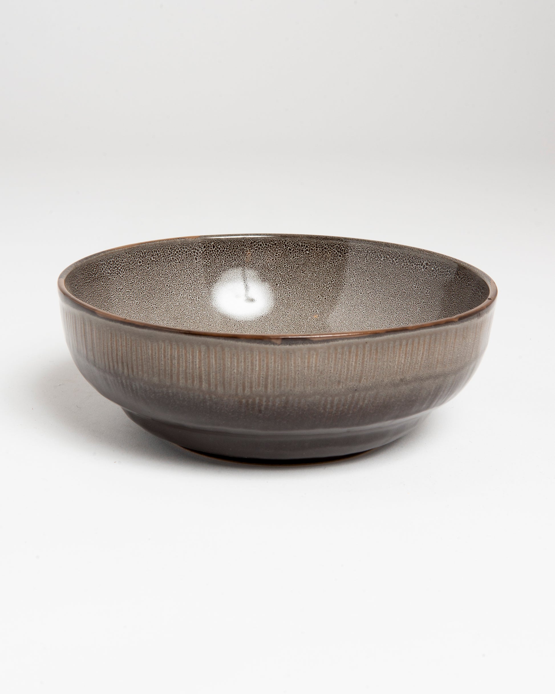 Assiette Creuse Grise Céramique