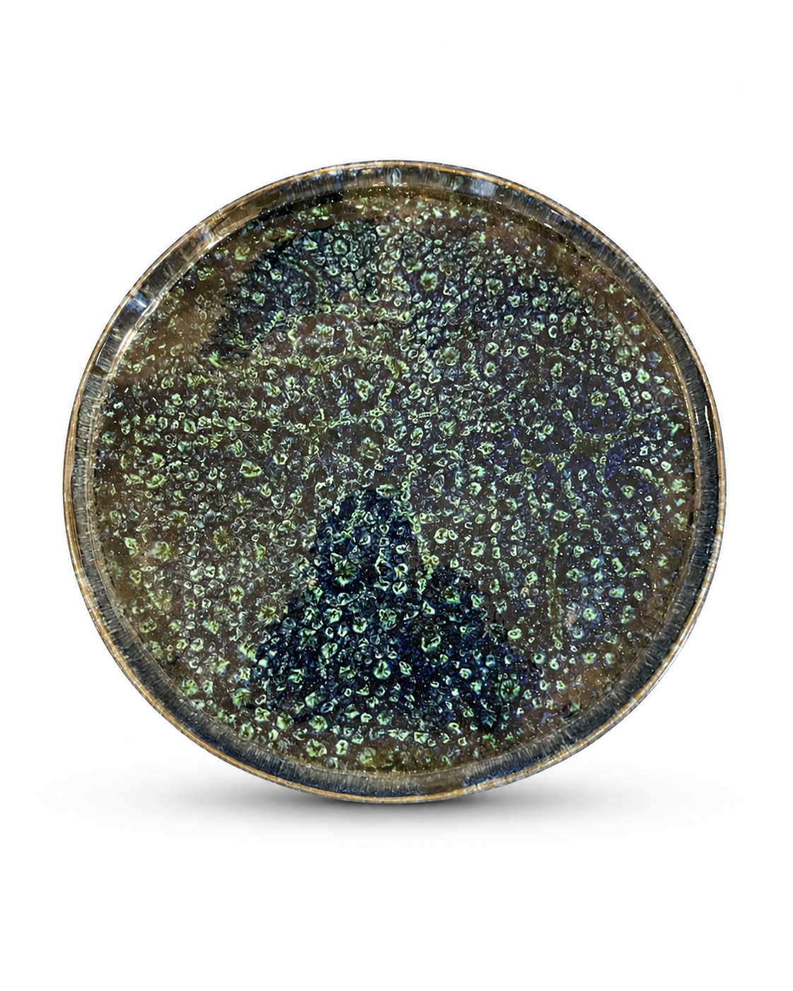 Plato mineral cerámica - Artesanía de Marruecos