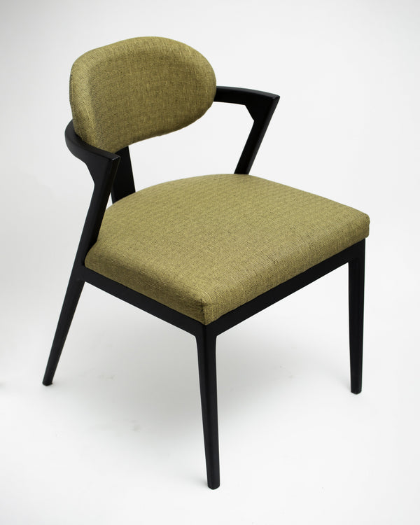 Chaise bois coton tissé main - Artisanat Sénégal
