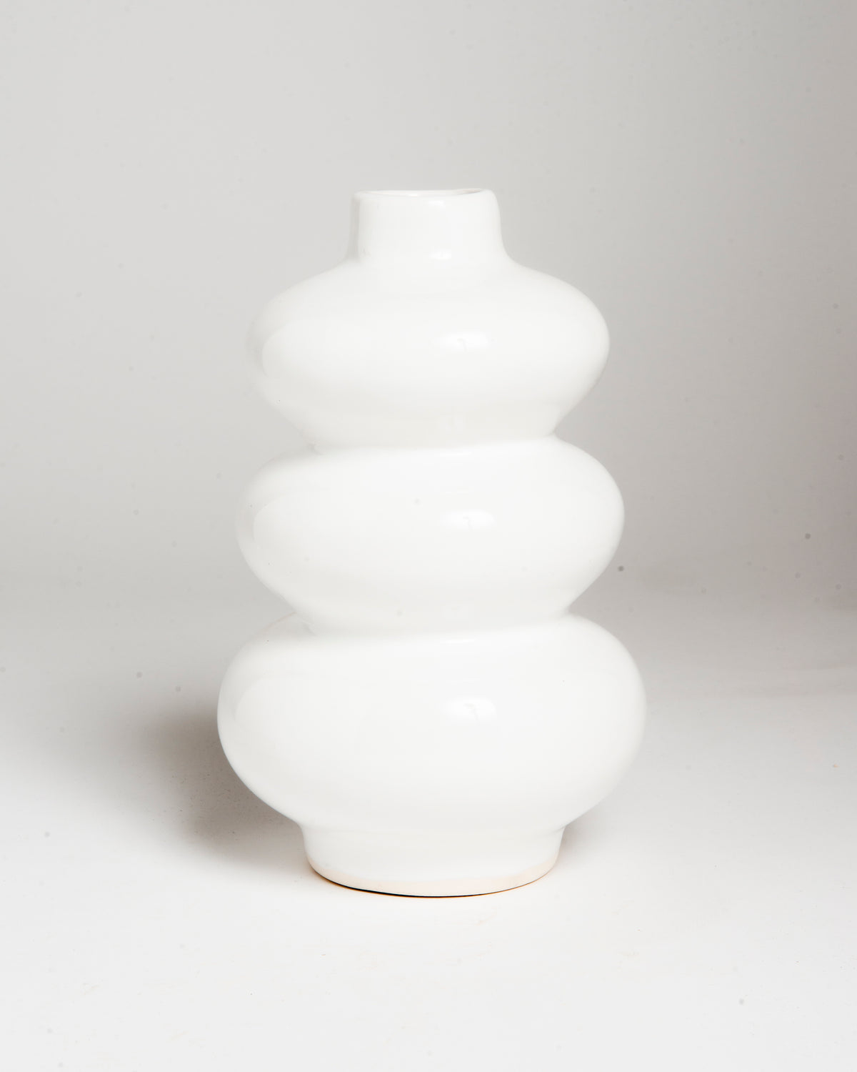 Petit vase céramique 3 étages cylindrique - Artisanat Maroc