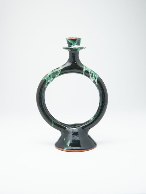 Bougeoir anneau en céramique