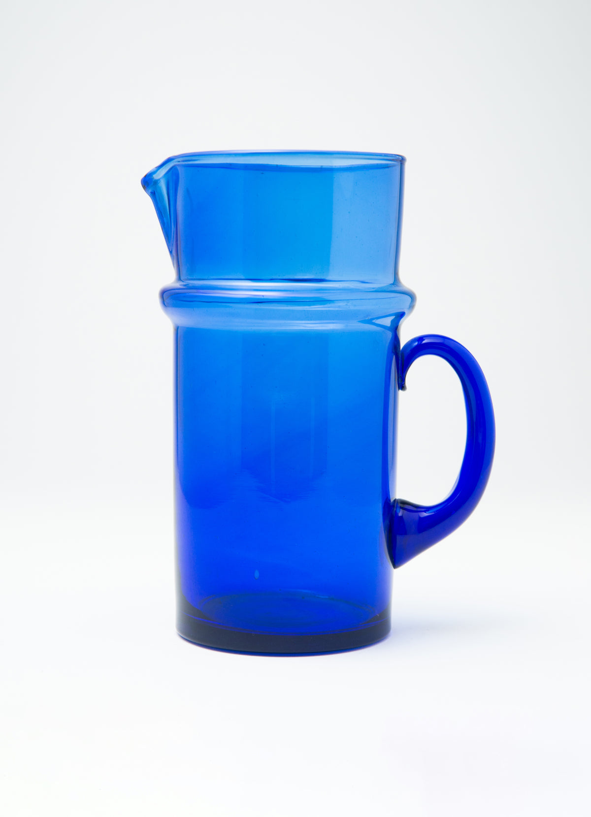Carafe lisse BELDI verre soufflé - Artisanat Maroc