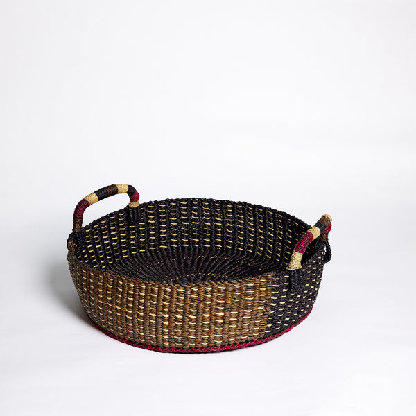 Corbeille en raphia Golden Edition