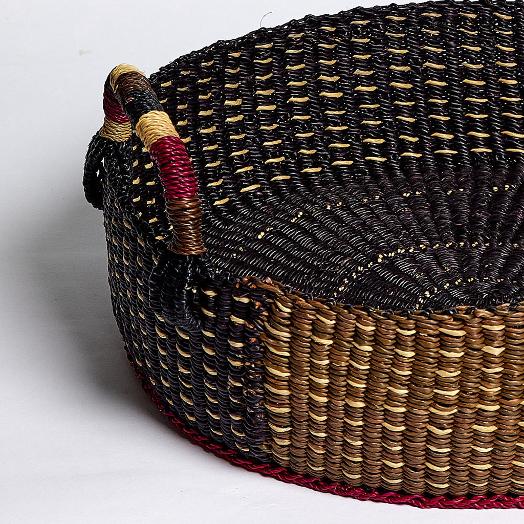 Corbeille en raphia Golden Edition