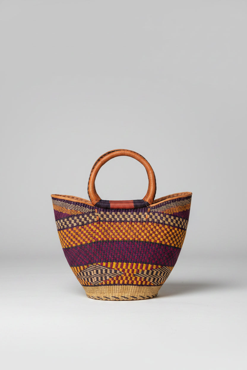 Cesta Rafia - Artesanía de Ghana