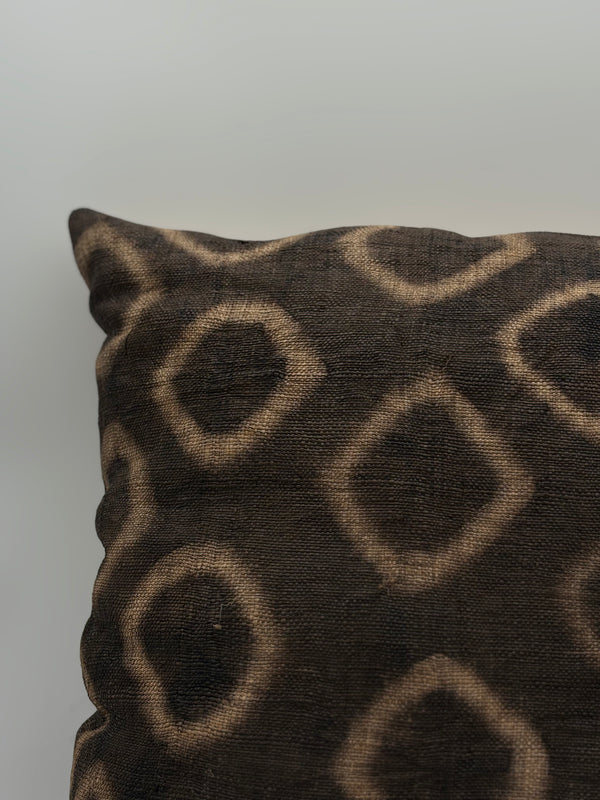 Coussin Ntshak motifs losange - Artisanat Congo