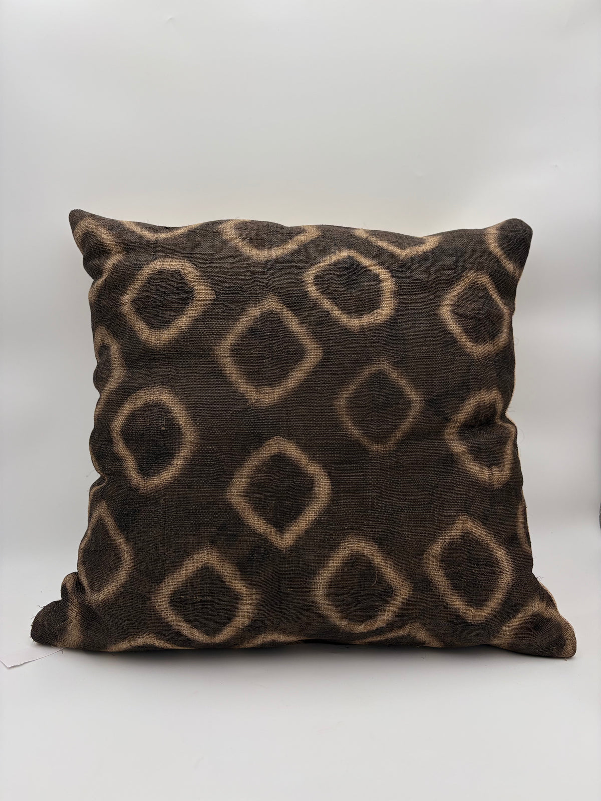 Coussin Ntshak motifs losange - Artisanat Congo
