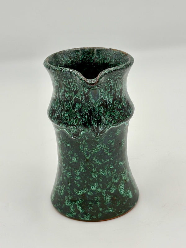 Pichet à anse céramique minéral - Artisanat Maroc