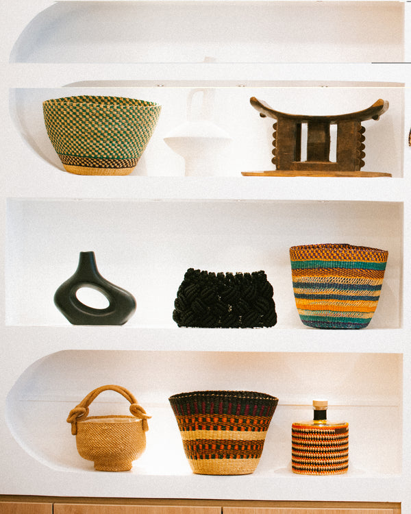 Vase trou central céramique - Artisanat Maroc