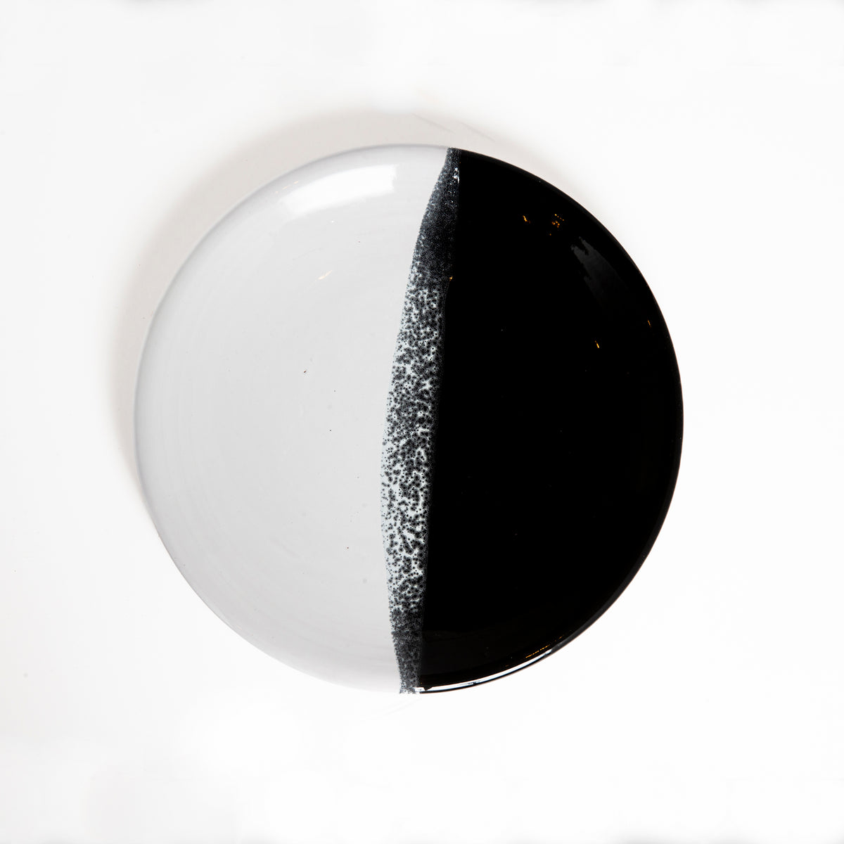 Plato bicolor cerámica - Artesanía de Marruecos