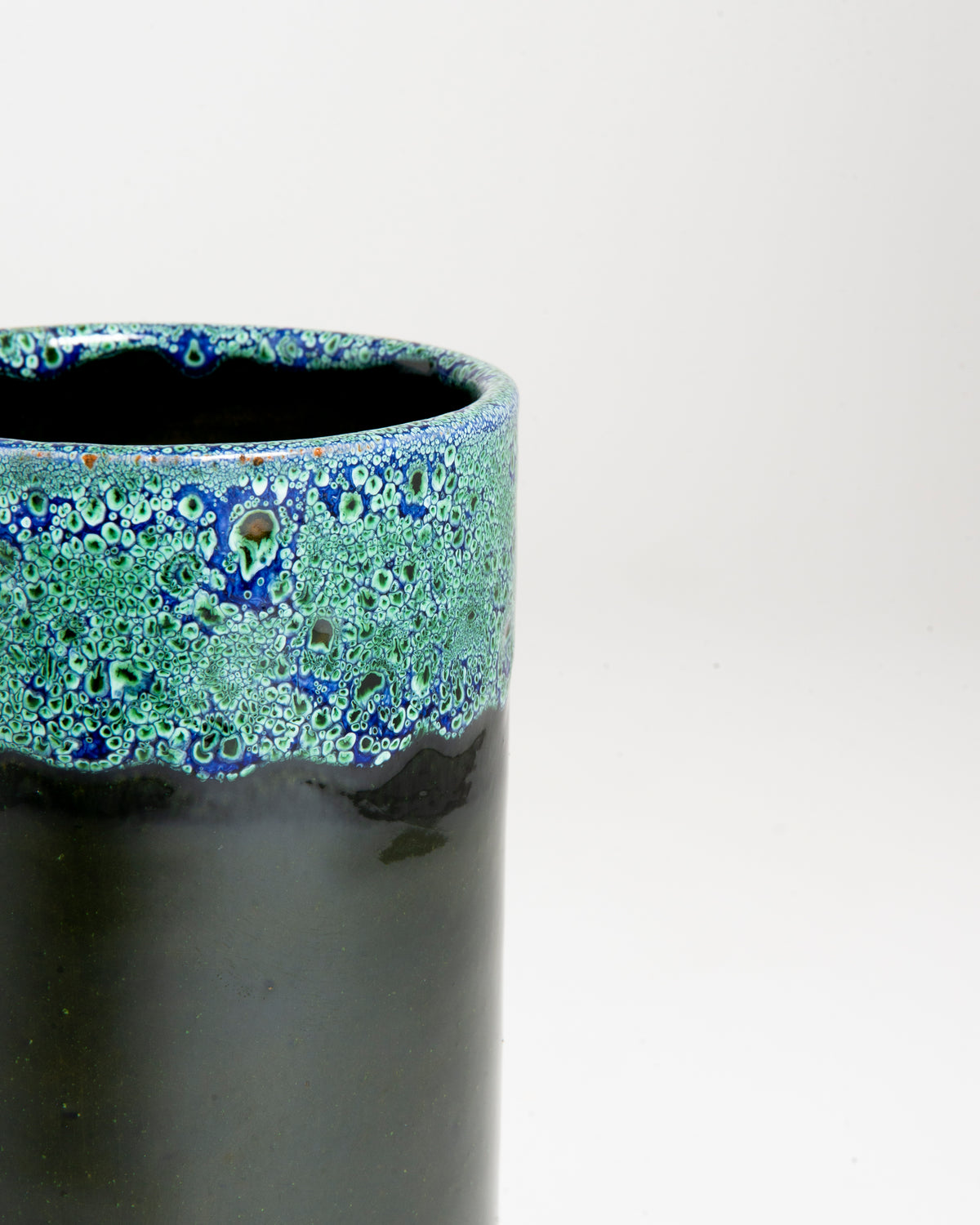 Vase cylindrique céramique - Artisanat Maroc