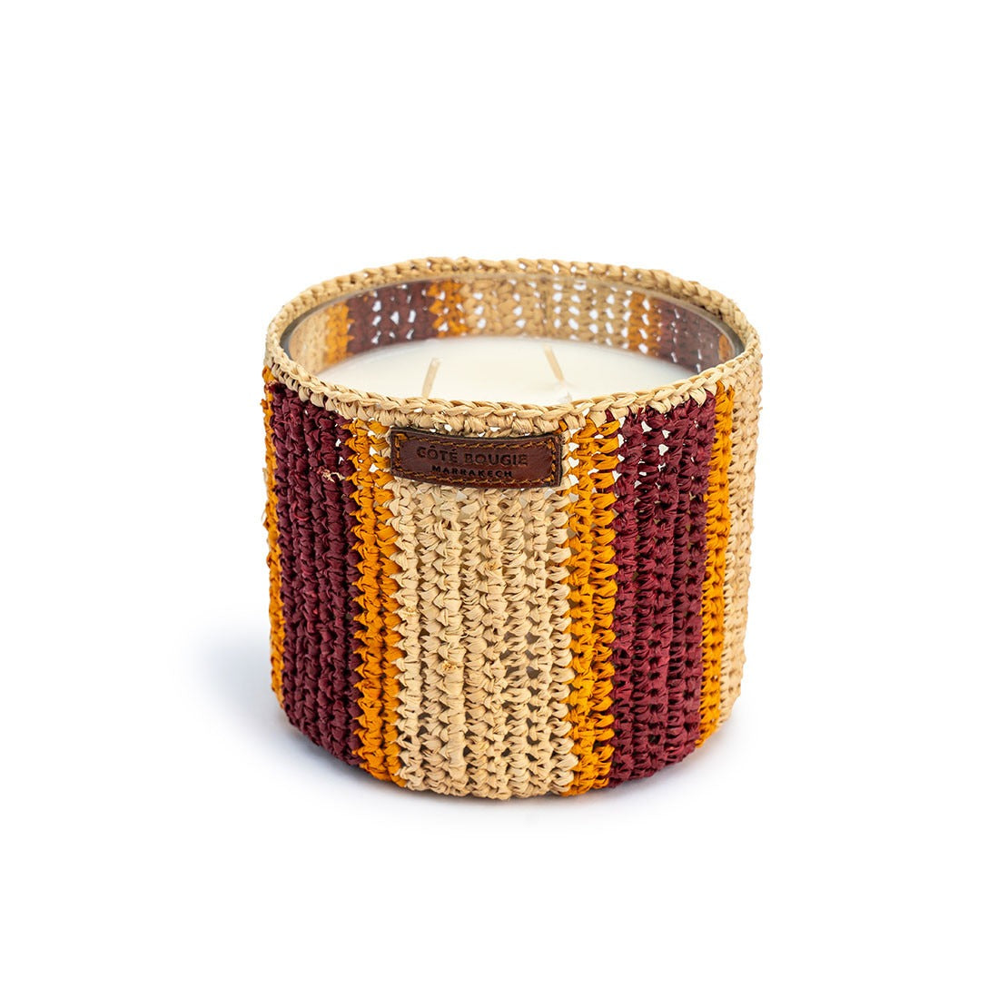 Bougie Raphia Rim Côté Bougie