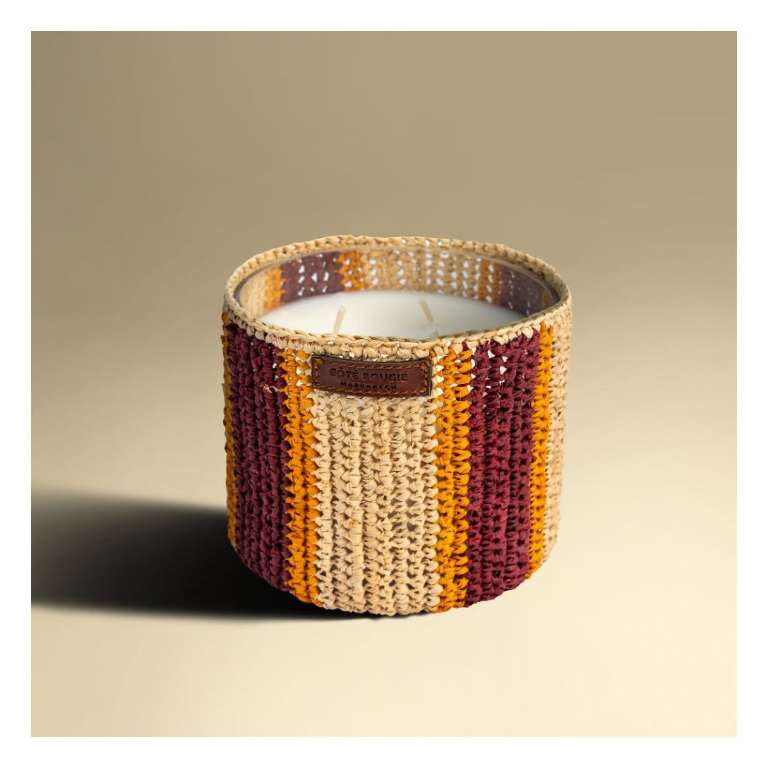 Bougie Raphia Rim Côté Bougie