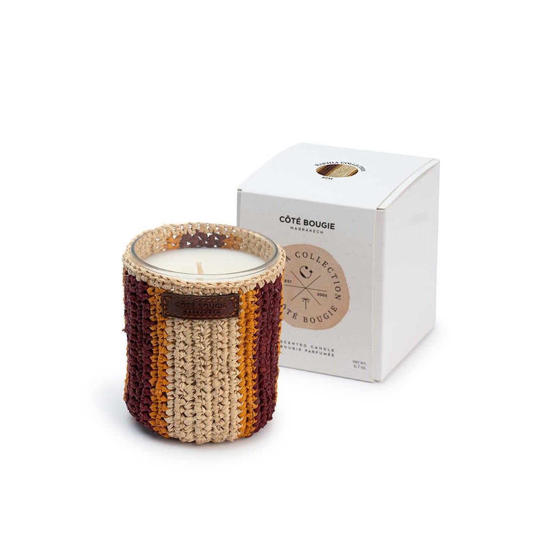 Bougie Raphia Rim Côté Bougie